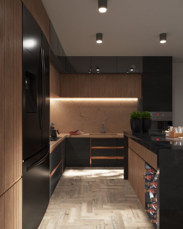 vertical kitchen